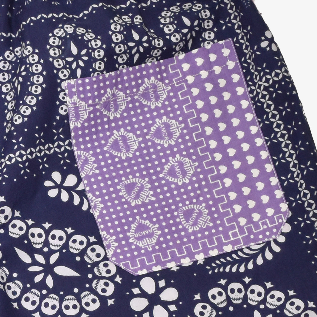 Crazy Pattern Easy Shorts Alaska Orange