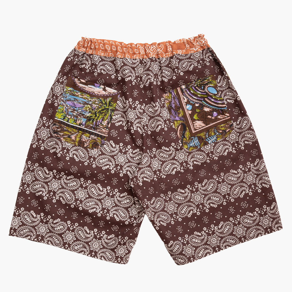 コットン 40's Cambric ショートパンツ Acapulco Brown / PIM71-26MS2-c1