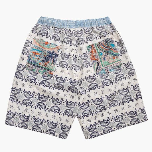 Cotton 40's Cambric Shorts Acapulco Natural / PIM71-26MS2-c2