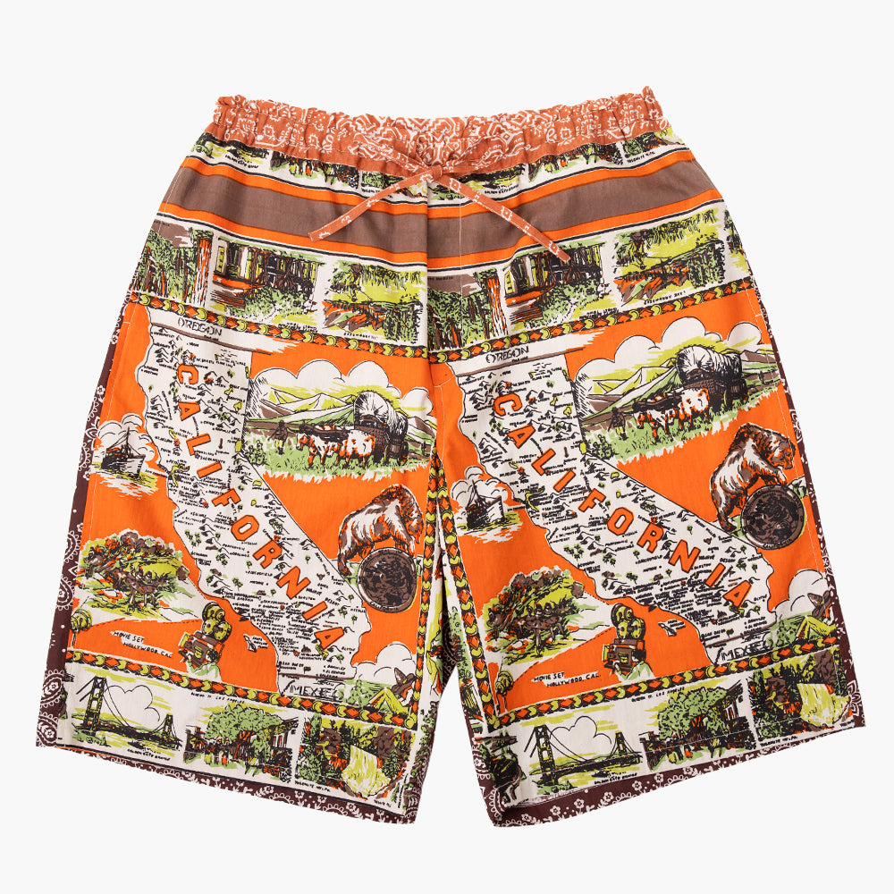 コットン 40's Cambric ショートパンツ Cal3 Orange / PIM71-26MS2-c3