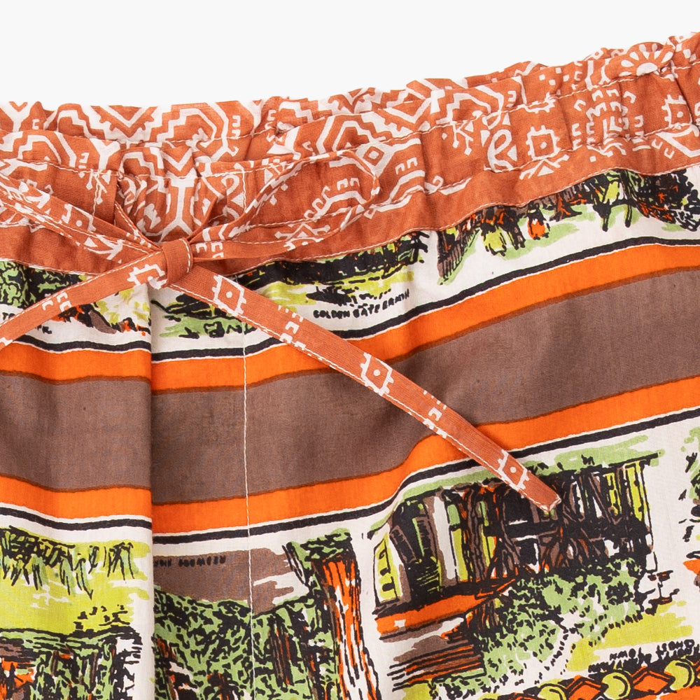 コットン 40's Cambric ショートパンツ Cal3 Orange / PIM71-26MS2-c3
