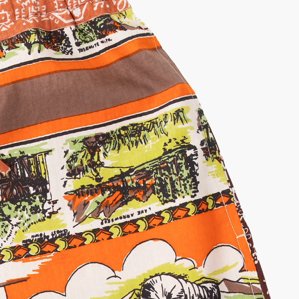 コットン 40's Cambric ショートパンツ Cal3 Orange / PIM71-26MS2-c3