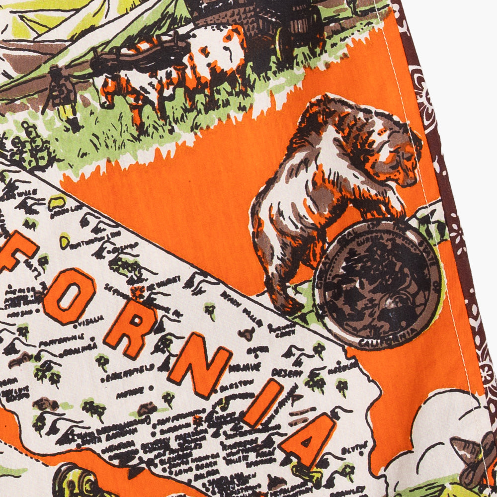 コットン 40's Cambric ショートパンツ Cal3 Orange / PIM71-26MS2-c3
