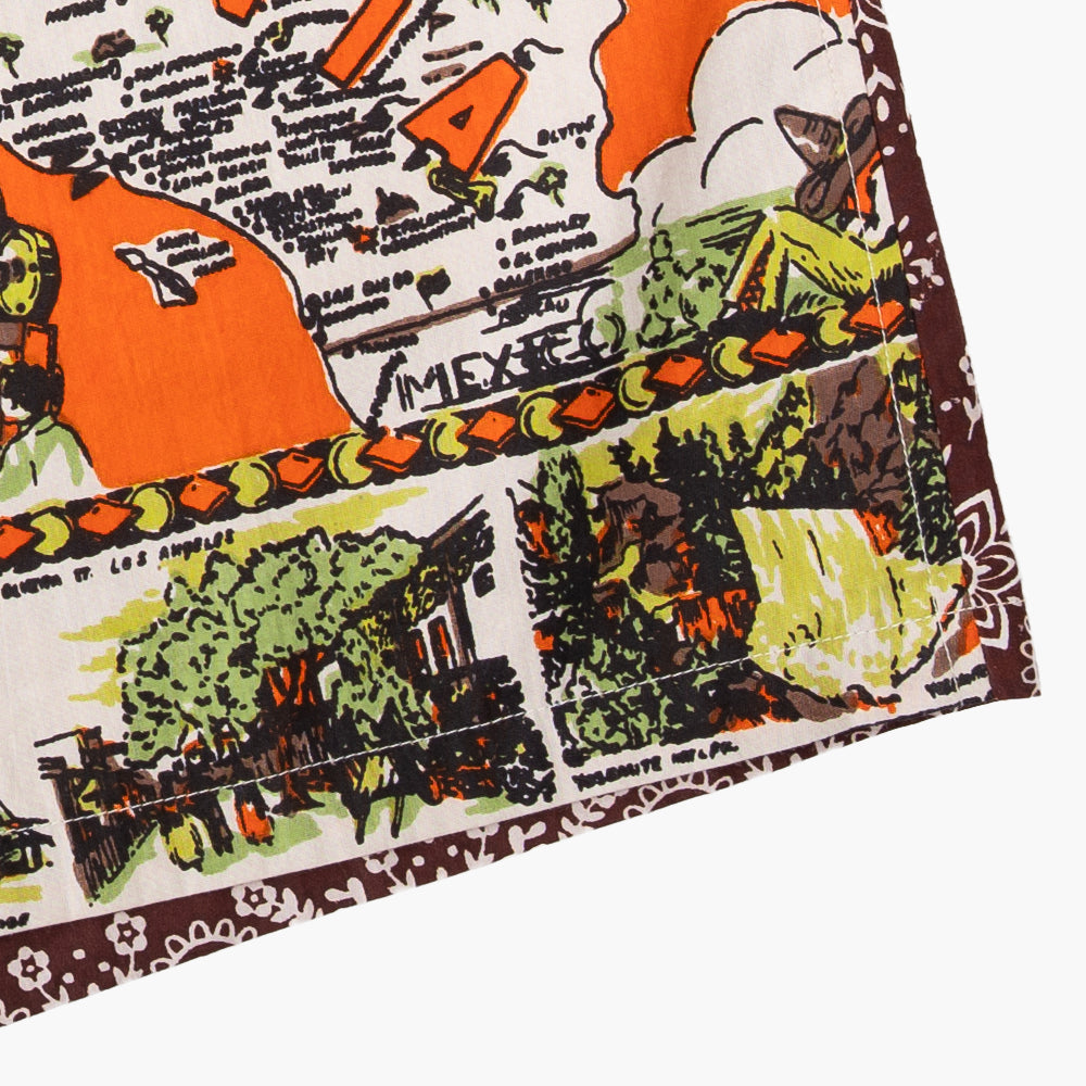 コットン 40's Cambric ショートパンツ Cal3 Orange / PIM71-26MS2-c3