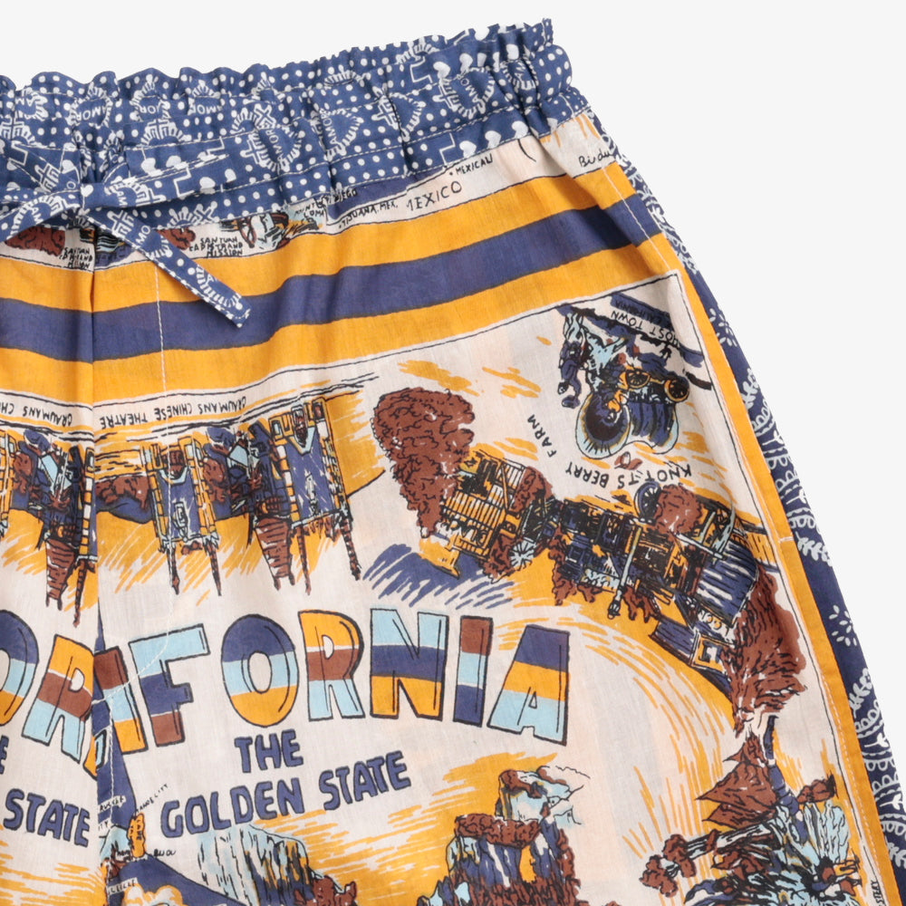 コットン 40's Cambric ショートパンツ Cal3 Navy / PIM71-26MS2-c4