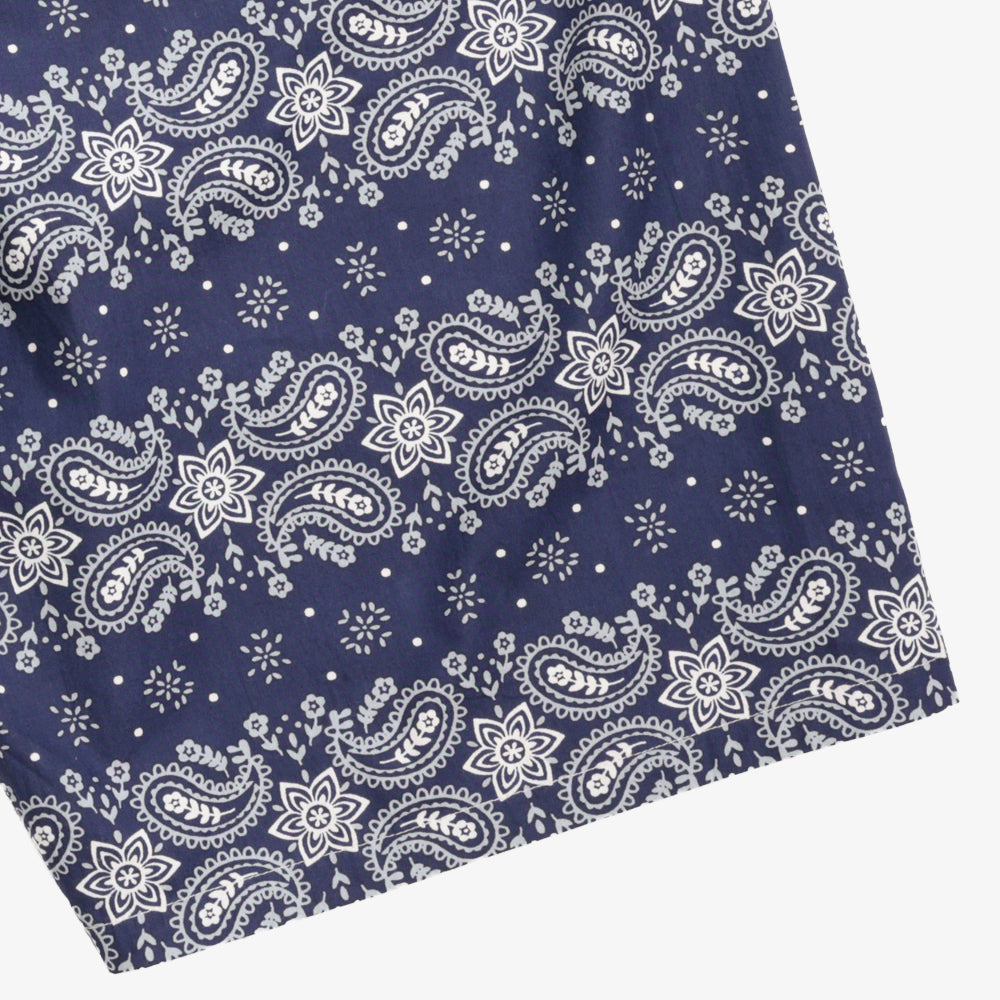 コットン 40's Cambric ショートパンツ Cal3 Navy / PIM71-26MS2-c4