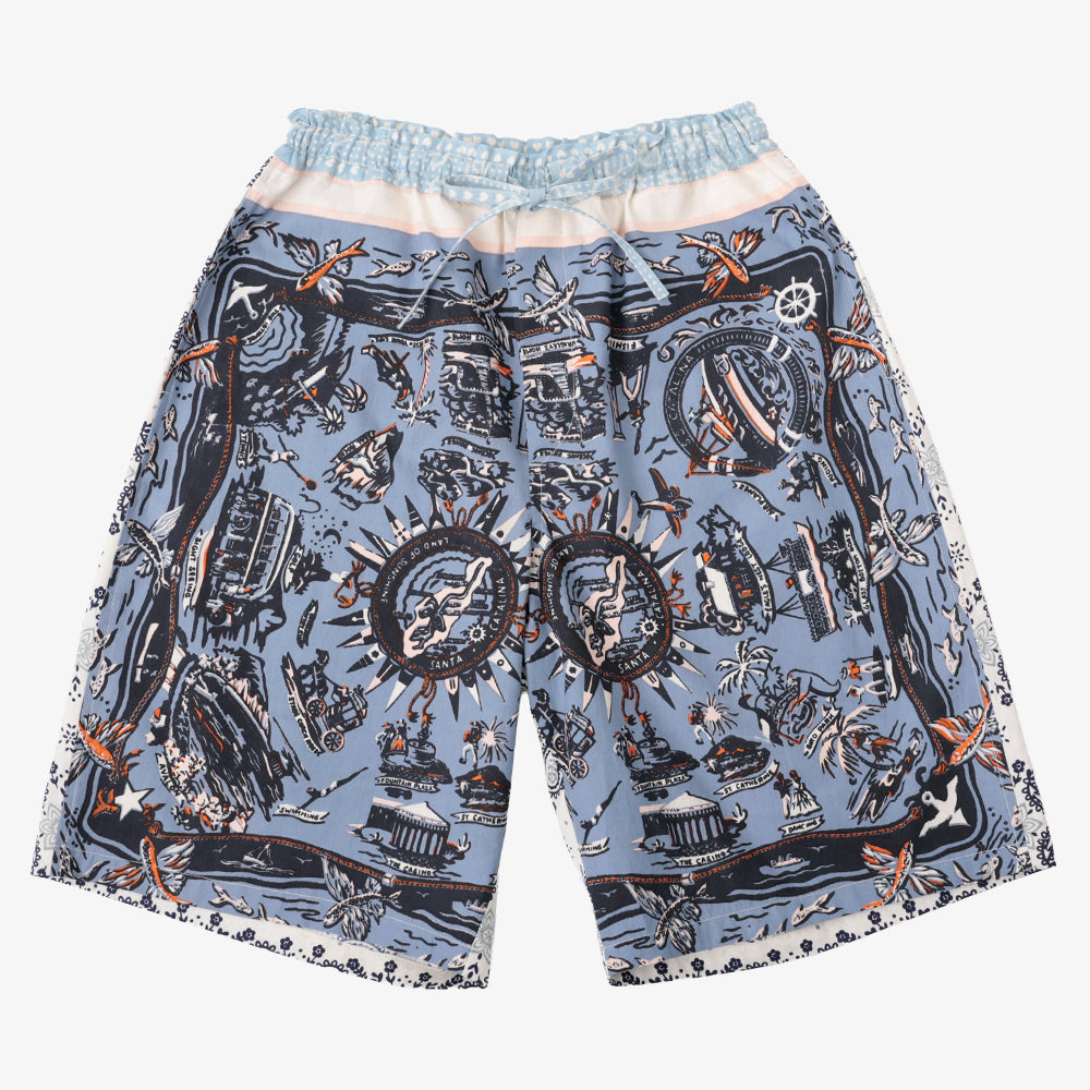 コットン 40's Cambric ショートパンツ Catalina Blue / PIM71-26MS2-c6