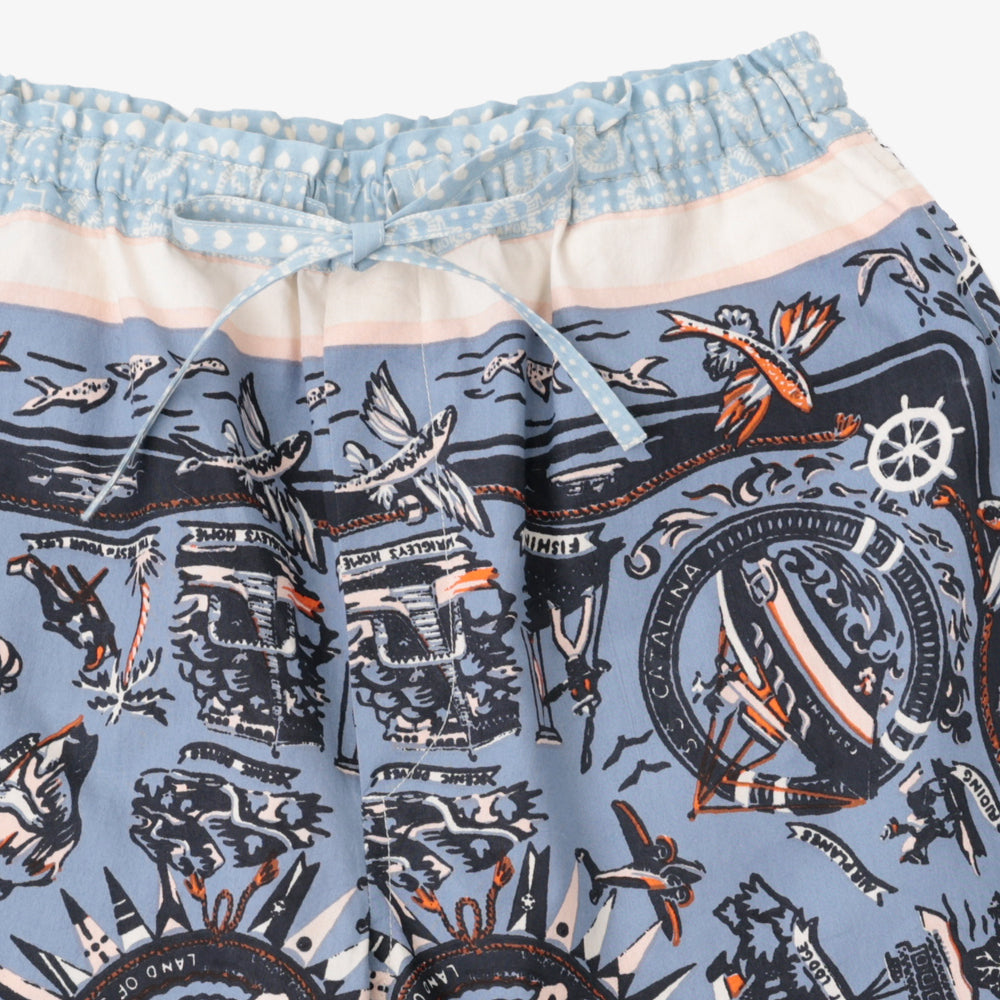 コットン 40's Cambric ショートパンツ Catalina Blue / PIM71-26MS2-c6