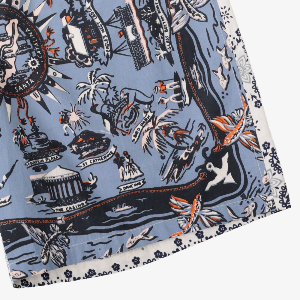 コットン 40's Cambric ショートパンツ Catalina Blue / PIM71-26MS2-c6