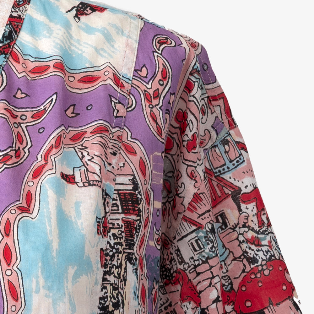 Wight Map Pullover Shirt Lavender / PIM8124Map-26ss-c1