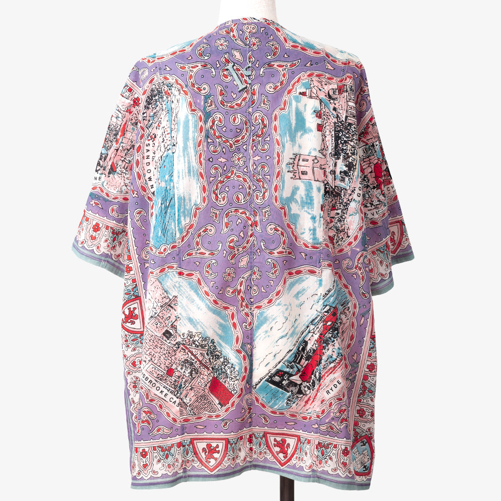 Wight Map Pullover Shirt Lavender / PIM8124Map-26ss-c1