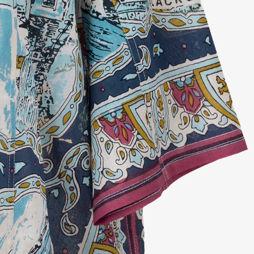 Wight Map Pullover Shirt Navy / PIM8124Map-26ss-c2