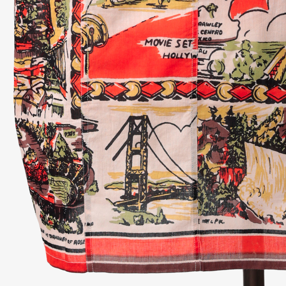 CA Map Pullover Shirt Orange / PIM8124Map-26ss-c3
