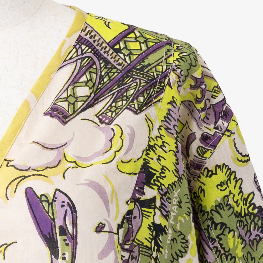 SF Map Pullover Shirt Yellow / PIM8124Map-26ss-c6