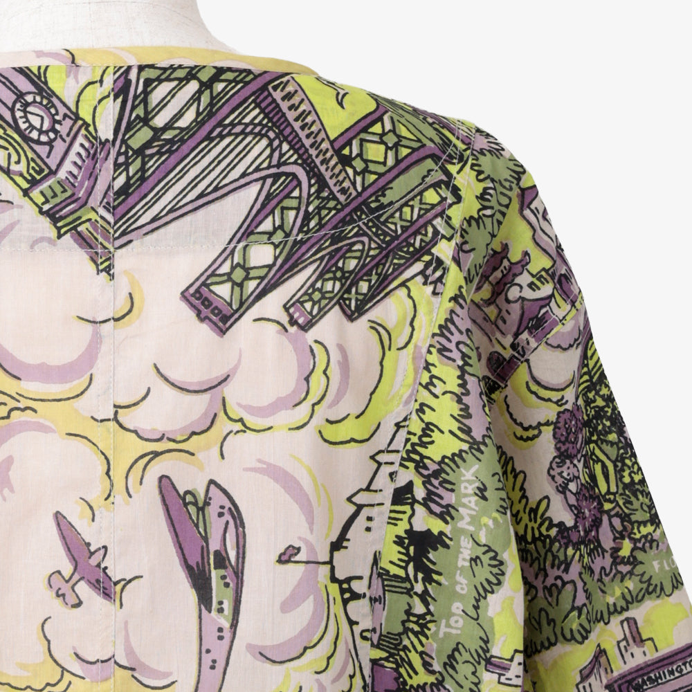 SF Map Pullover Shirt Yellow / PIM8124Map-26ss-c6