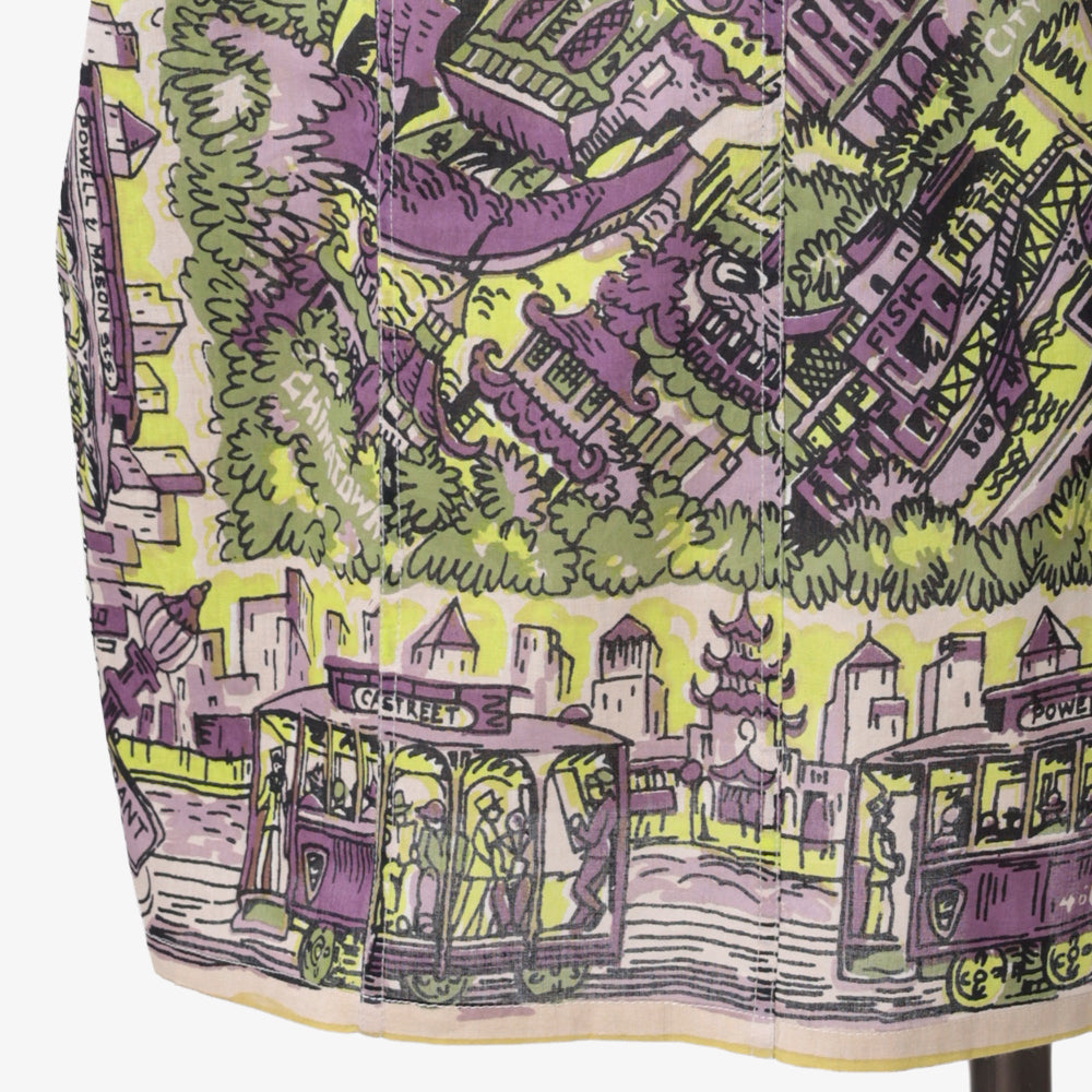 SF Map Pullover Shirt Yellow / PIM8124Map-26ss-c6