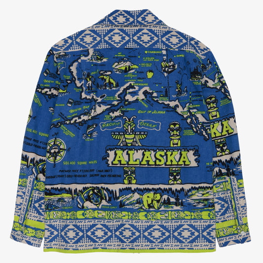 Cotton Flannel Frill Shirts / Pim66FP-26fw-c2 ALASKA Blue