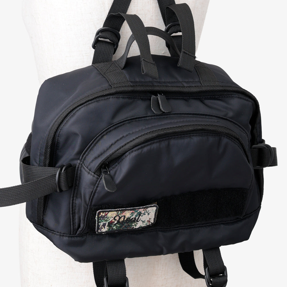 ナイロンキルティングベルトパック Black / TD-1000-26ss-c2