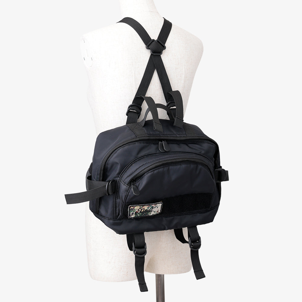 ナイロンキルティングベルトパック Black / TD-1000-26ss-c2