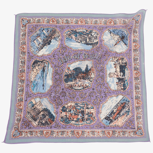 Wight マップバンダナ Lavender / BBB1312-Wight-c1