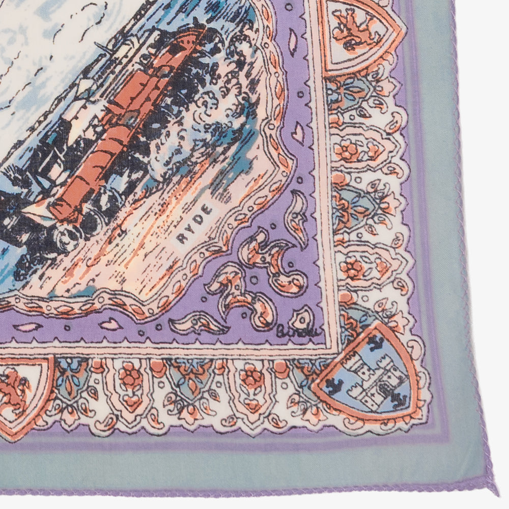 Wight マップバンダナ Lavender / BBB1312-Wight-c1