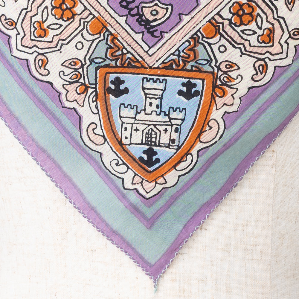 Wight マップスカーフ Lavender / BBB1313-Wight-c1