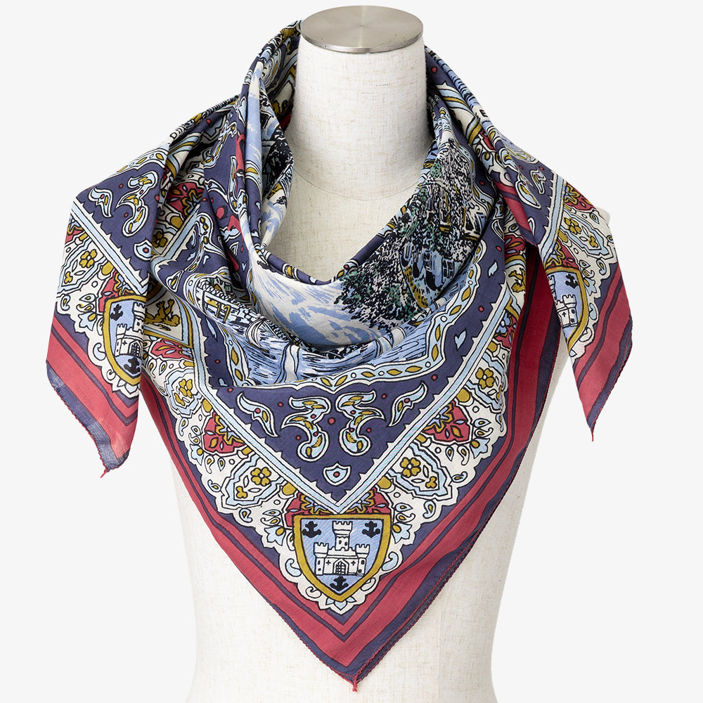 Wight マップスカーフ Navy / BBB1313-Wight-c2