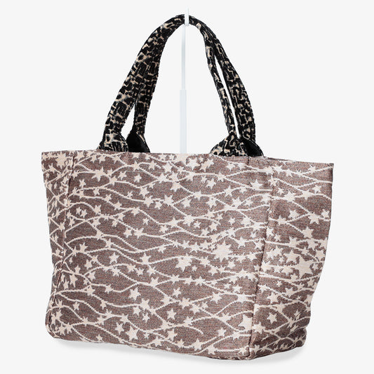 Galaxy Jacquard Medium Tote Bag - Gold