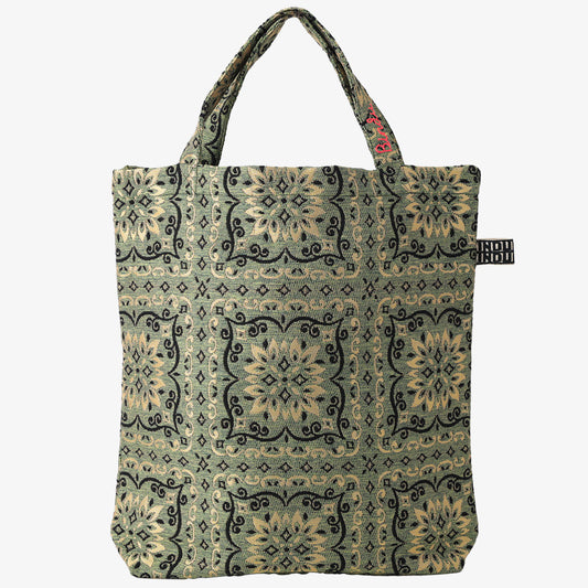 Joni Flower Jacquard Tote Bag Jacquard Tote Bag / BBB2090ai c# 2Olive