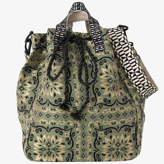 BBB-2093 Joni Flower Jacquard Bag / c#2 Olive