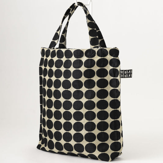 Dot ジャカード リバース トートバッグ Black / BBB-2094dot-25MS-c3