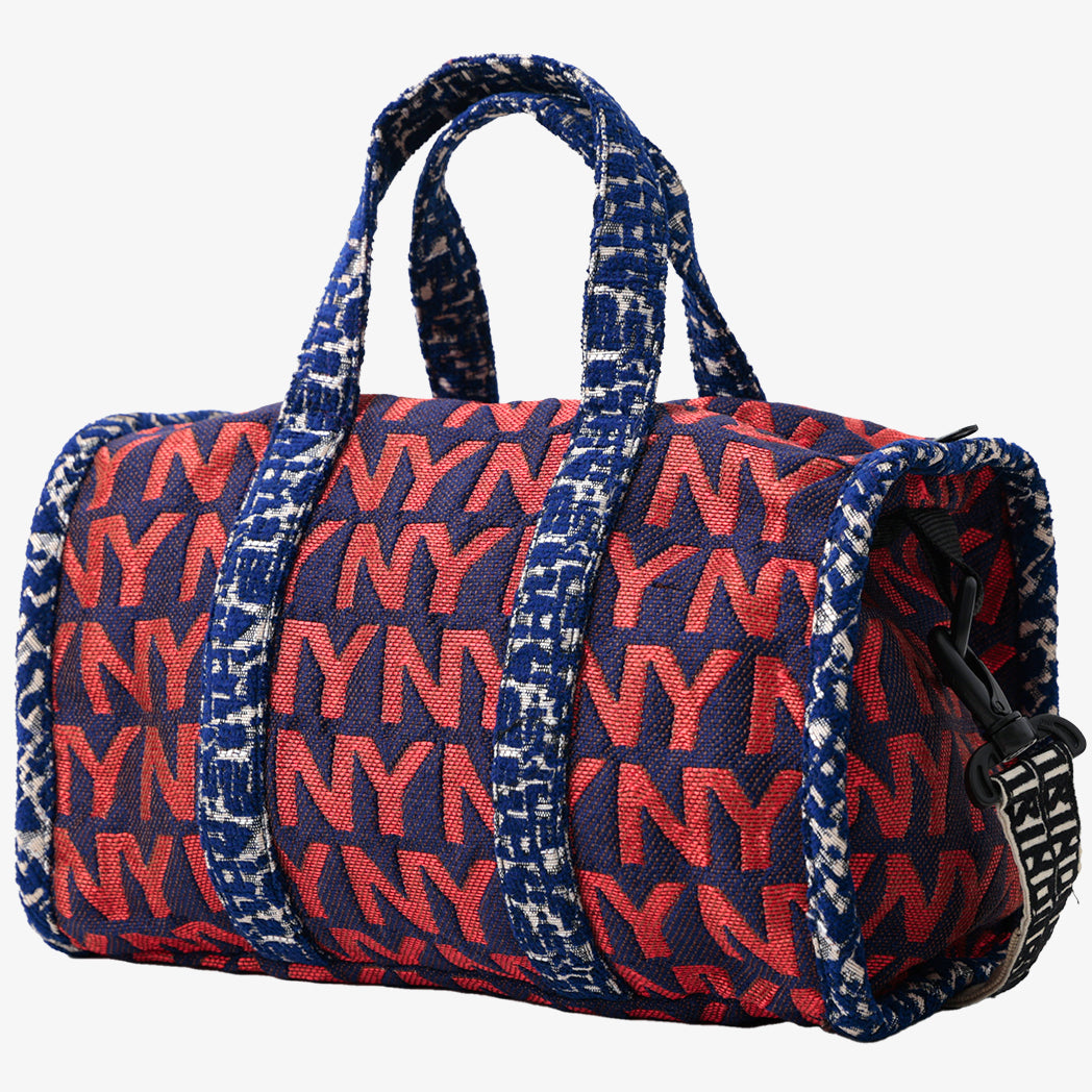 NY Jacquard Mini Boston Bag Sans Red / BBB-2111-c2 25S