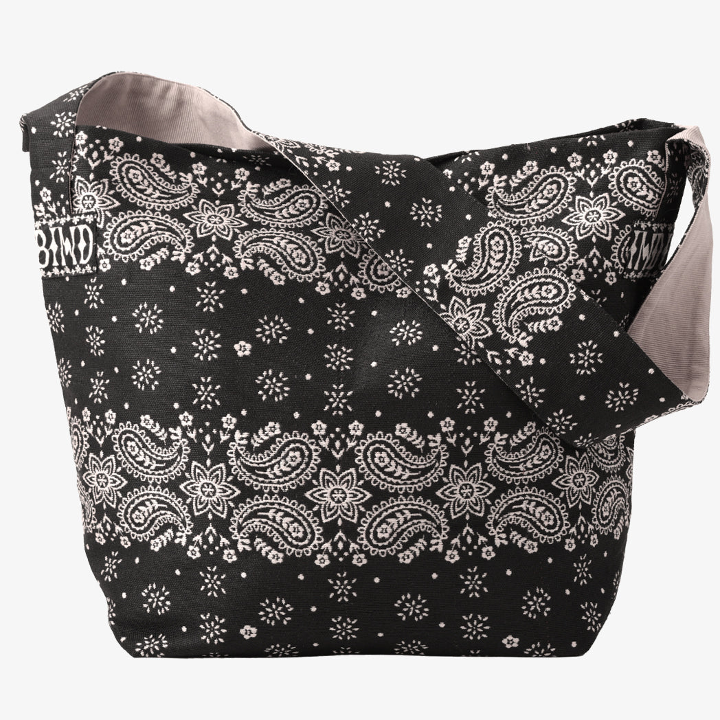 Vintage Bandana ジャカード モンク ショルダーバッグ Black / BBB-2113-c2 25S