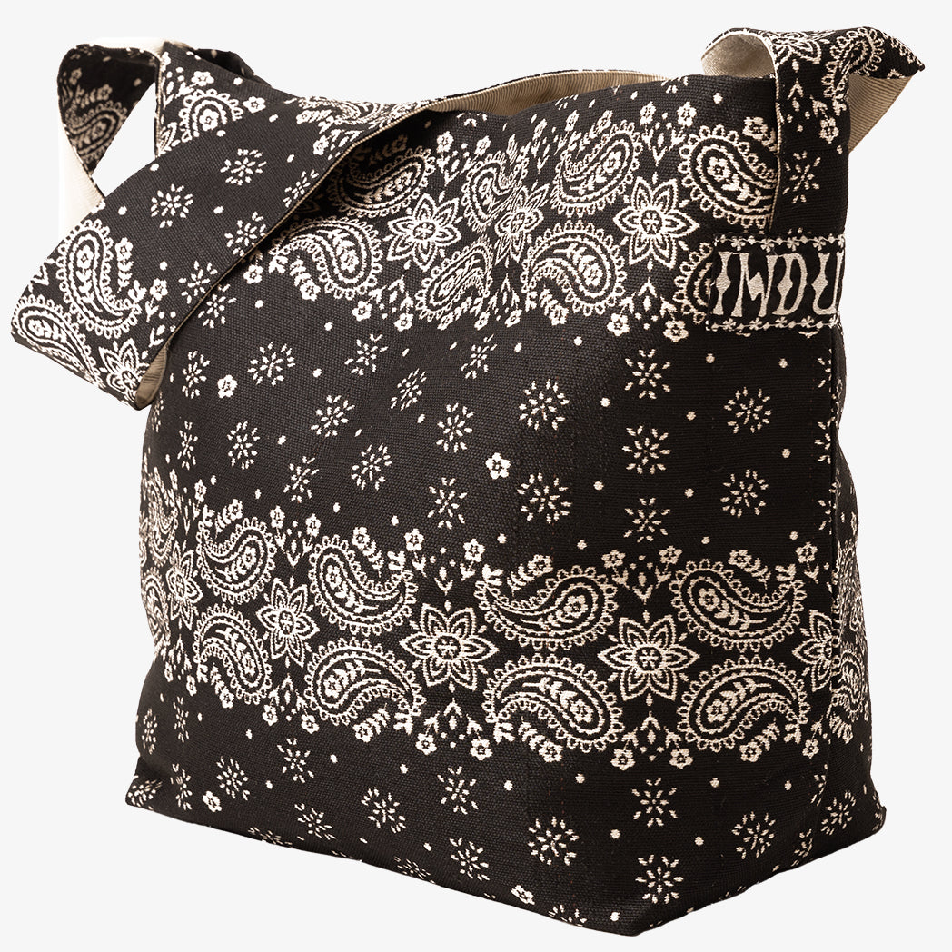 Vintage Bandana ジャカード モンク ショルダーバッグ Black / BBB-2113-c2 25S