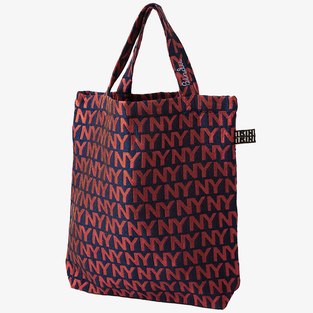 NY Jacquard Tote Bag Sans Red / BBB-2114-c2 25S