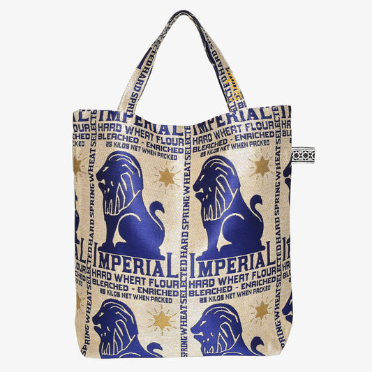 Imperial Jacquard Tote Bag Natural / BBB-2132-25MS-c1