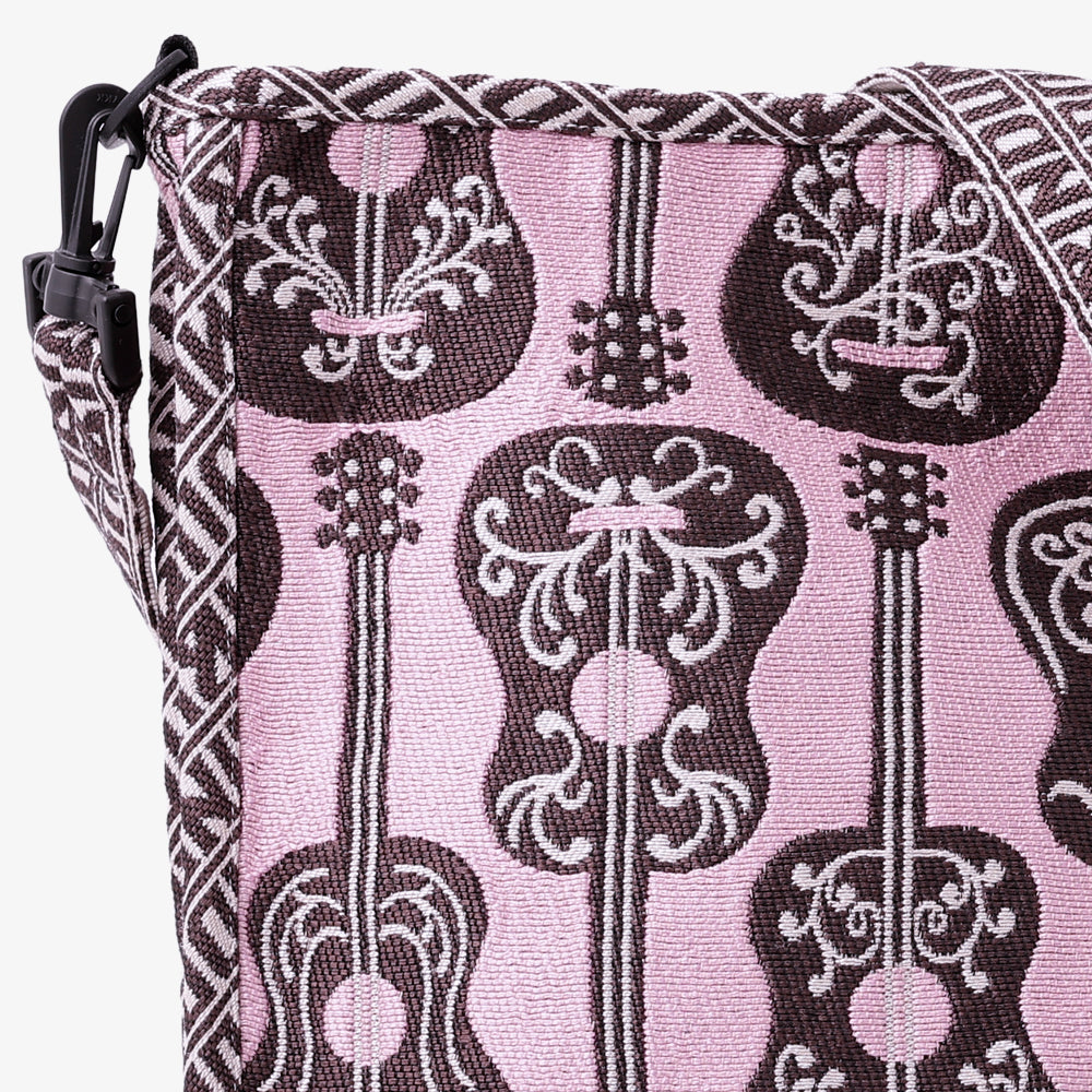 Guitar ジャカード ショルダーバッグ Pink / BBB-2148-25FW-c2