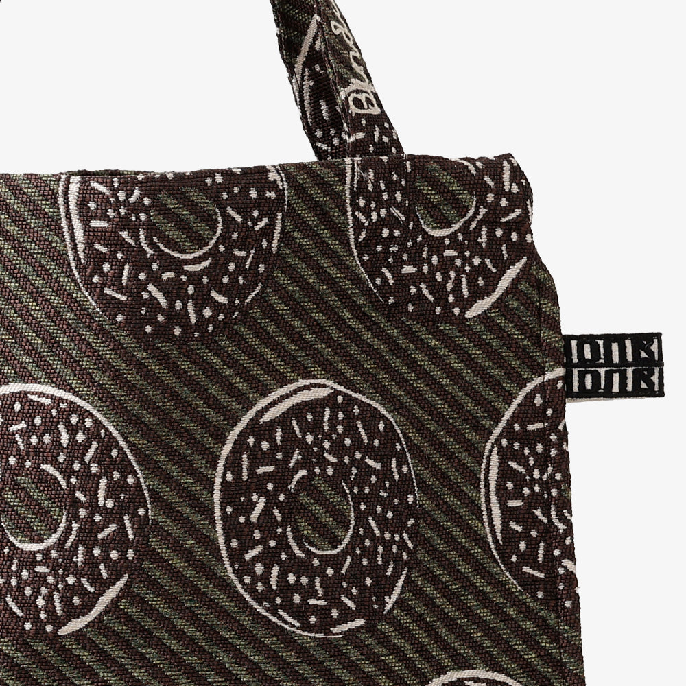 Donuts ジャカード リバース トートバッグ Green / BBB-2152-25FW-c2
