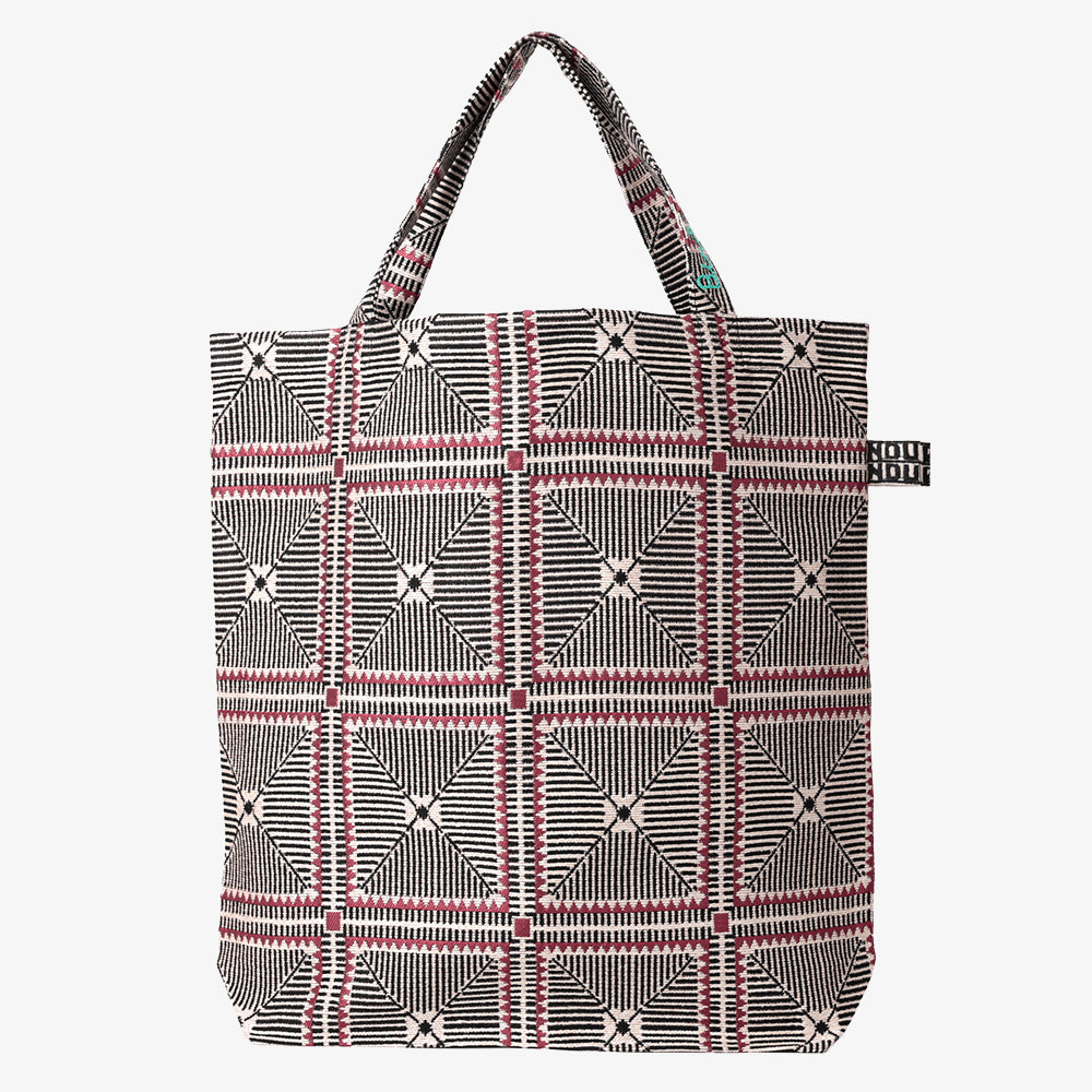 Crochet ジャカード トートバッグ Red / BBB-2164-26ss-c1