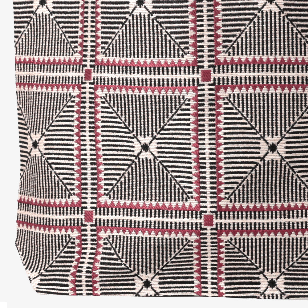 Crochet ジャカード トートバッグ Red / BBB-2164-26ss-c1