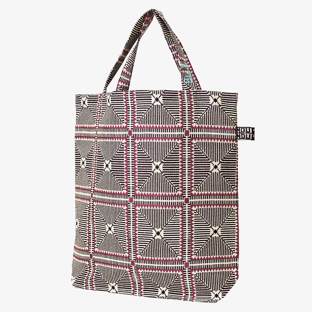 Crochet ジャカード トートバッグ Red / BBB-2164-26ss-c1