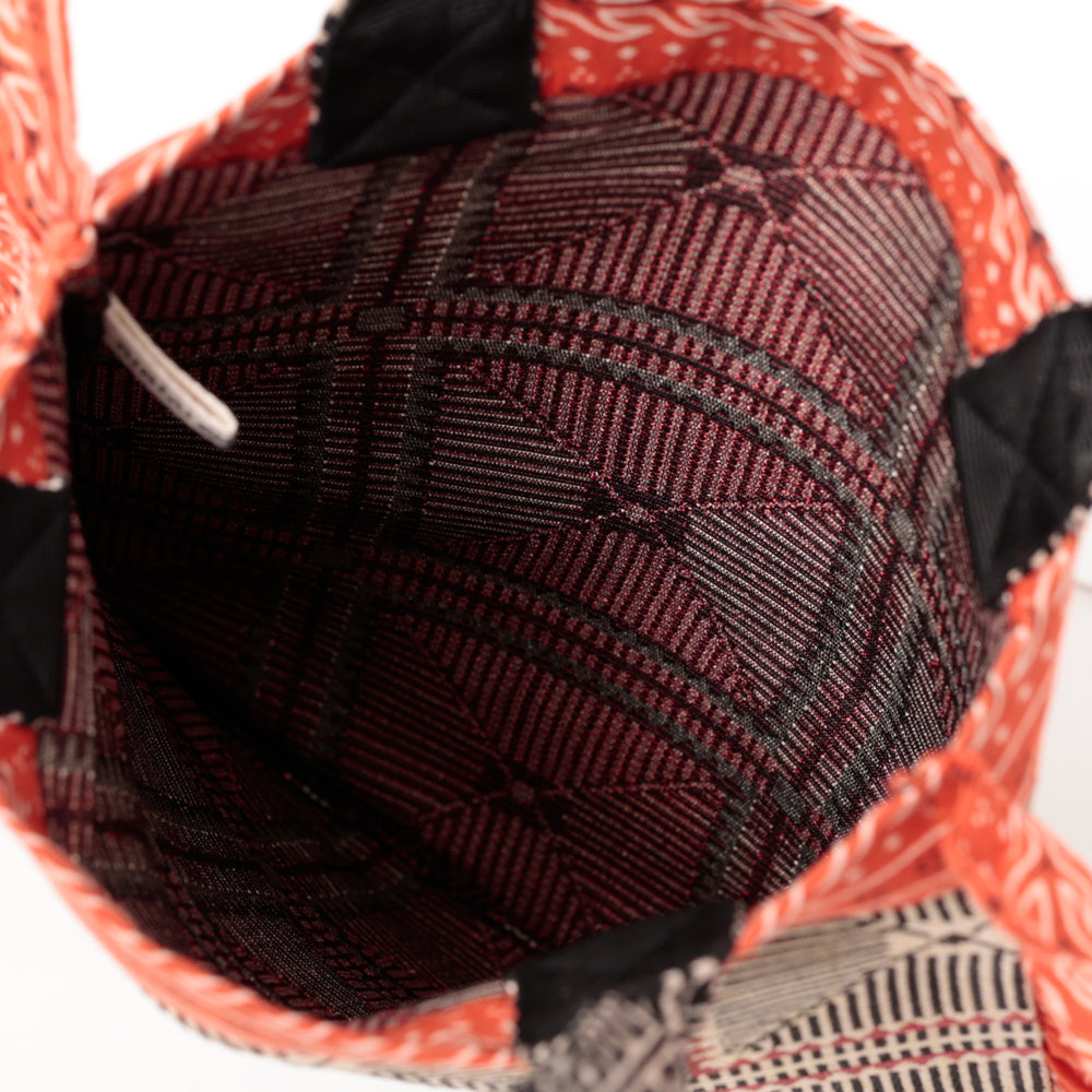 Crochet ジャカード フリル トートバッグ Saxe / BBB-2166-26ss-c2