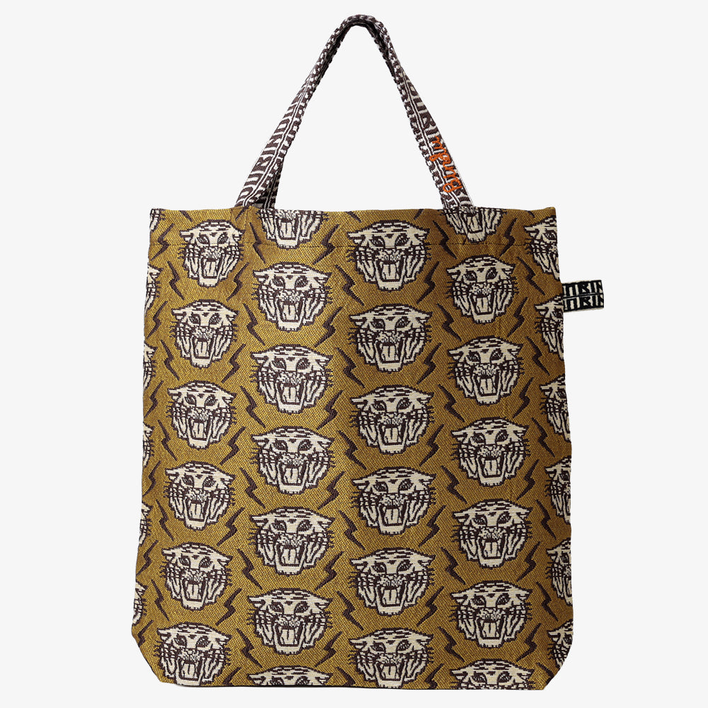 Lightning Tiger ジャカード トートバッグ Yellow / BBB-2167-26ss-c1