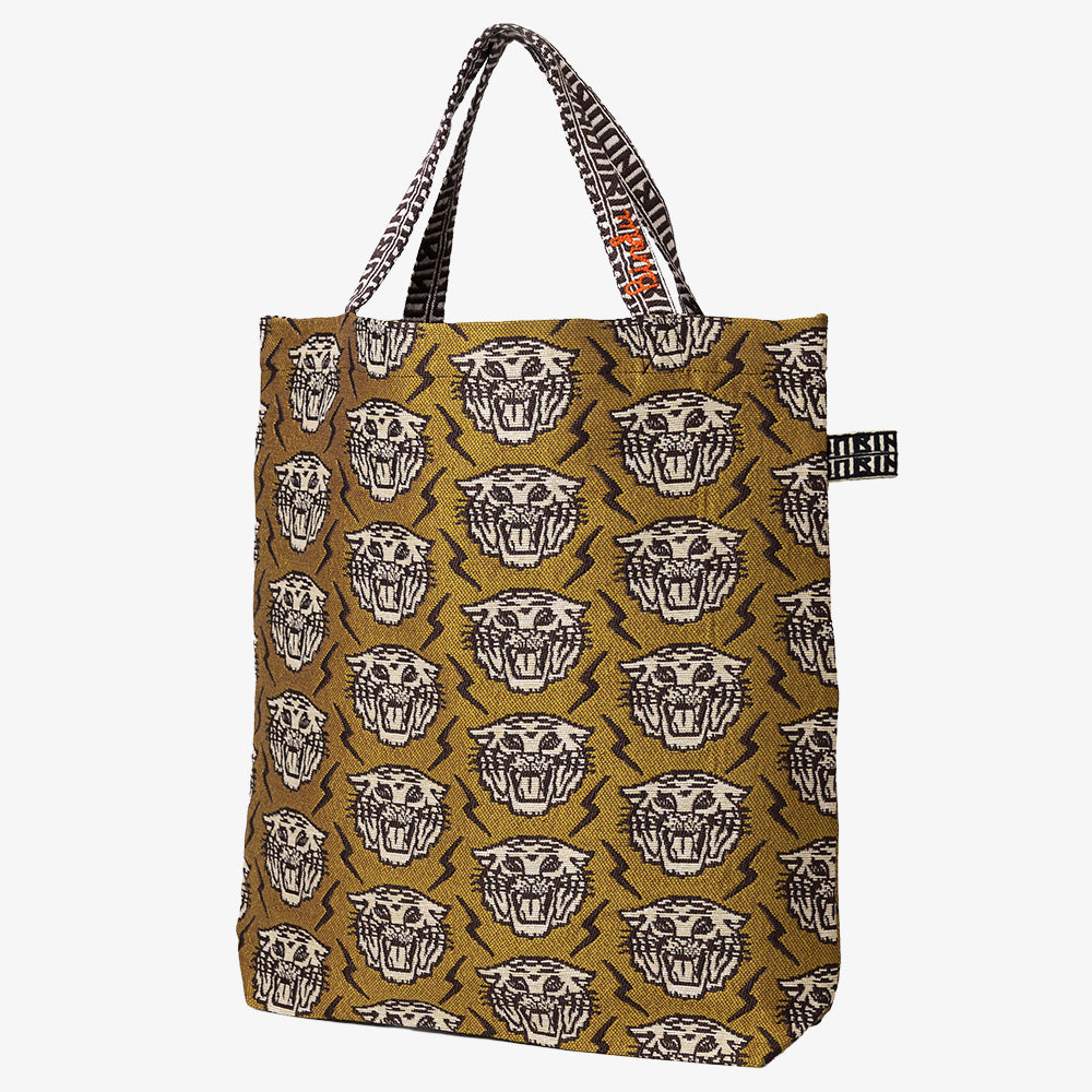 Lightning Tiger ジャカード トートバッグ Yellow / BBB-2167-26ss-c1