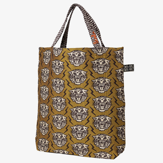 Lightning Tiger ジャカード トートバッグ Yellow / BBB-2167-26ss-c1