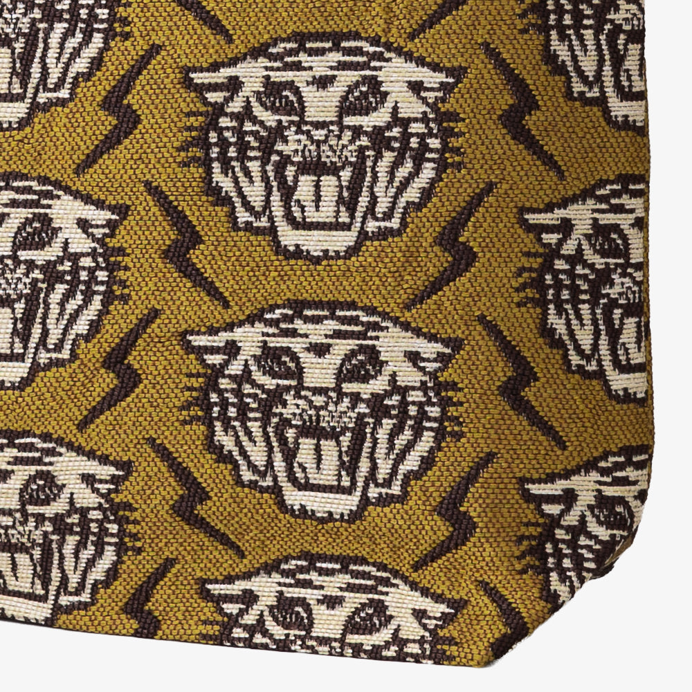 Lightning Tiger ジャカード トートバッグ Yellow / BBB-2167-26ss-c1