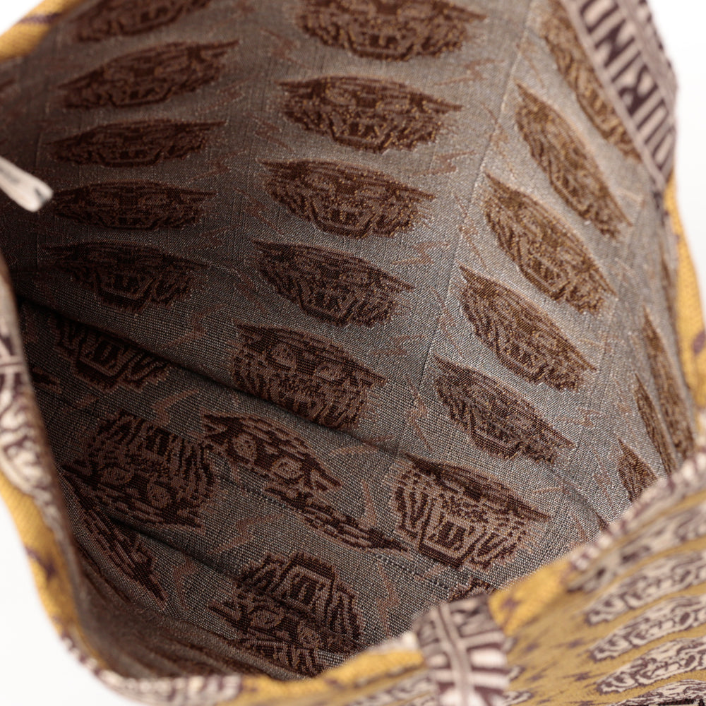 Lightning Tiger ジャカード トートバッグ Yellow / BBB-2167-26ss-c1