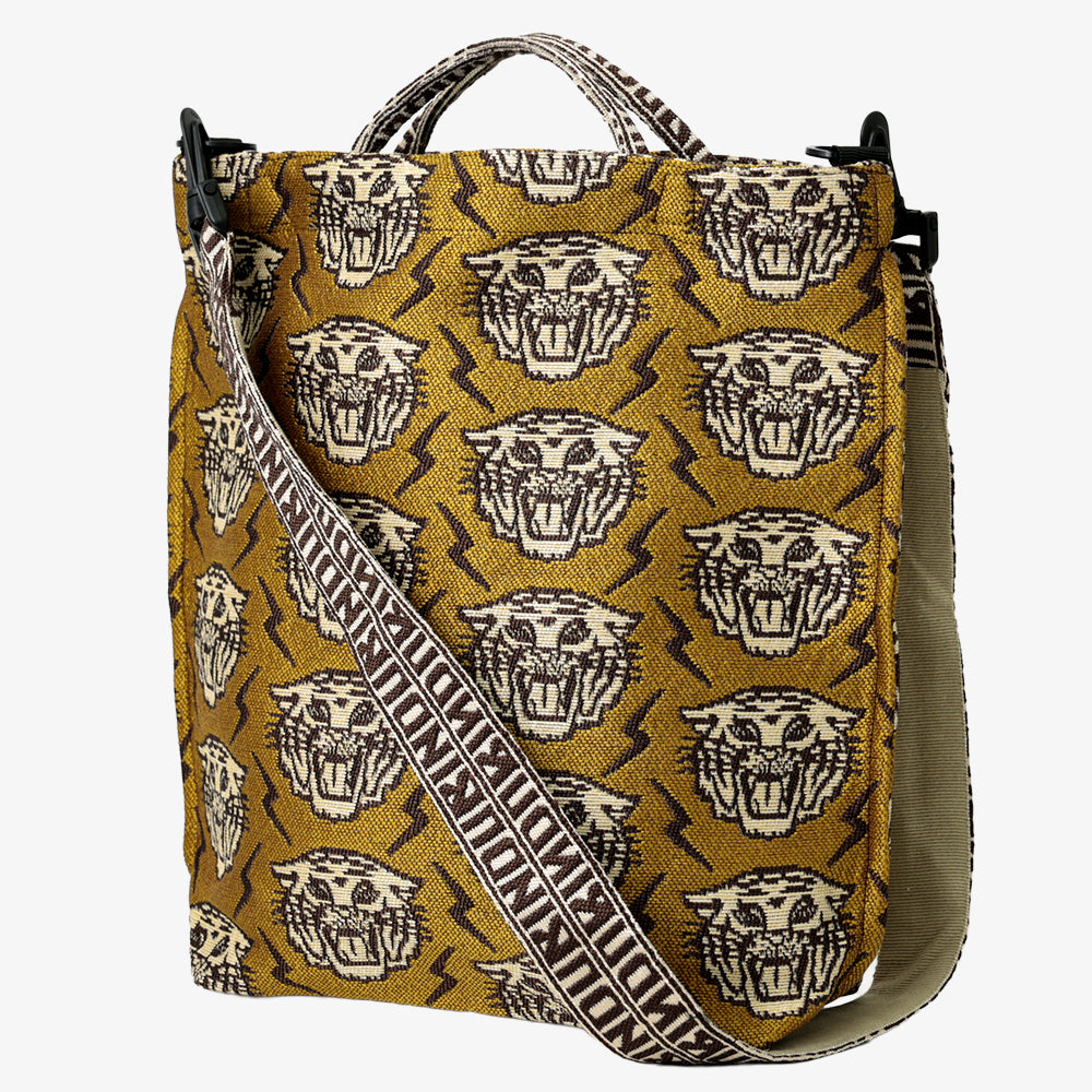 Lightning Tiger ジャカード ショルダートート Yellow / BBB-2168-26ss-c1