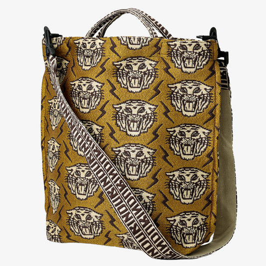 Lightning Tiger ジャカード ショルダートート Yellow / BBB-2168-26ss-c1