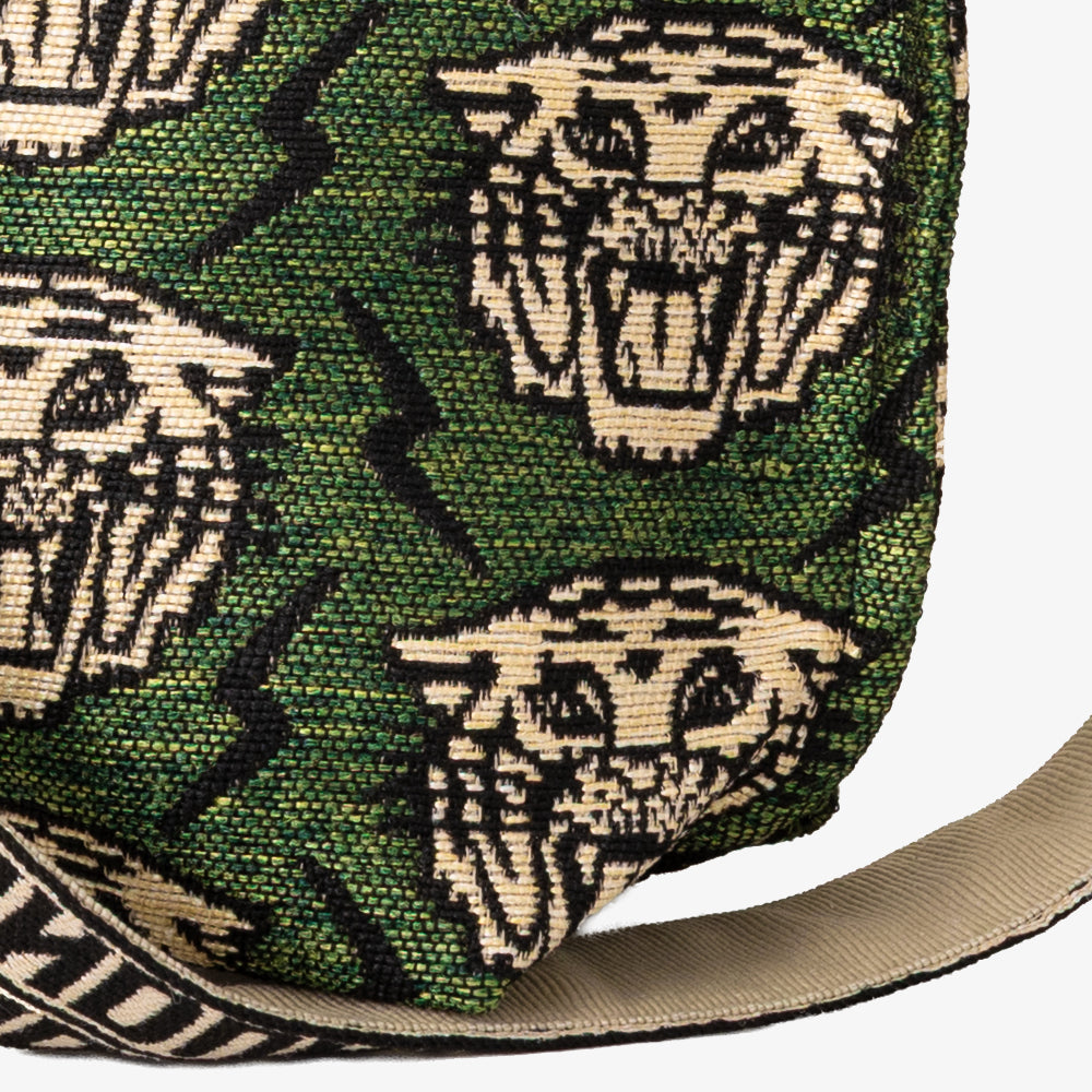 Lightning Tiger ジャカード ショルダートート Olive / BBB-2168-26ss-c2
